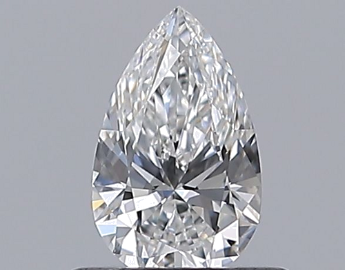 0.51 carat E-VVS1 Natūralus Pear Deimantas (1)