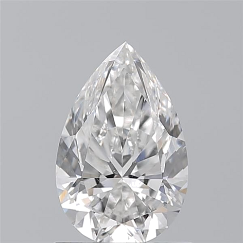 1.02 carat F-SI1 Natūralus Pear Deimantas (1)