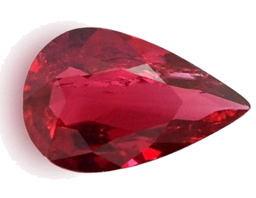 0.32 carat RED Pear Rubinas (1)