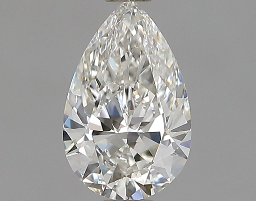 0.5 carat H-VS2 Natūralus Pear Deimantas (1)