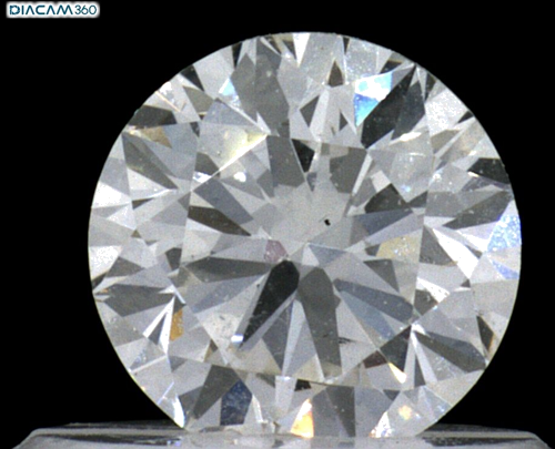 0.5 carat H-SI1 Excellent cut Natūralus Round Deimantas (1)