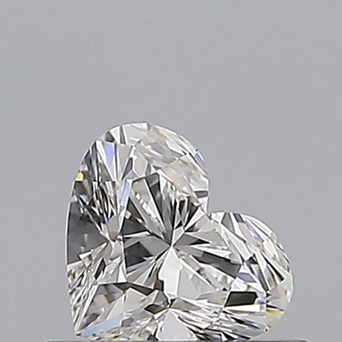 0.5 carat F-VS2 Natūralus Heart Deimantas (1)