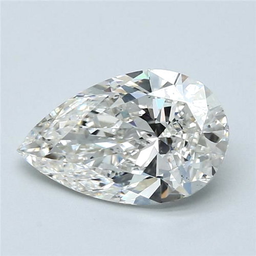 3.01 carat I-VS2 Natūralus Pear Deimantas (1)
