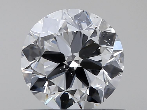 0.5 carat E-SI1 GD cut Natūralus Round Deimantas (1)