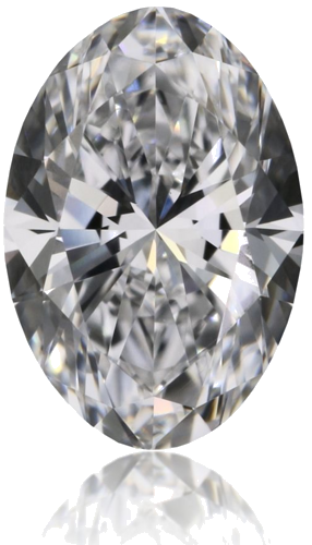 0.44 carat D-VVS1 Natūralus Oval Deimantas (1)