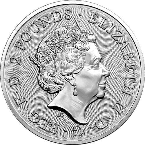 1 oz Королевский герб (Royal Arms) 2020 Великобритания серебряная монета (2)