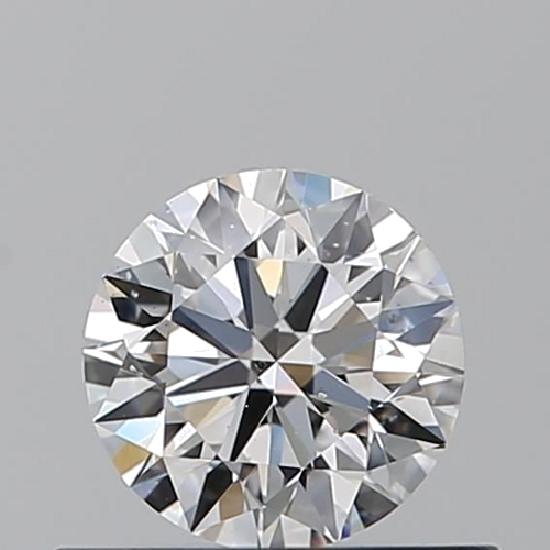 0.5 carat F-SI1 Excellent cut Natūralus Round Deimantas (1)