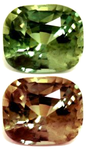 0.77 carat GREEN Cushion Alexandrite (1)