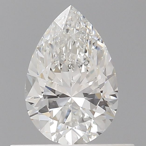 0.5 carat F-VS1 Natūralus Pear Deimantas (1)