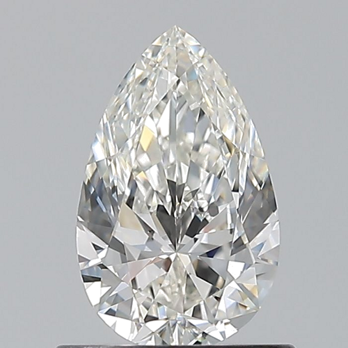0.72 carat H-IF Natūralus Pear Deimantas (1)