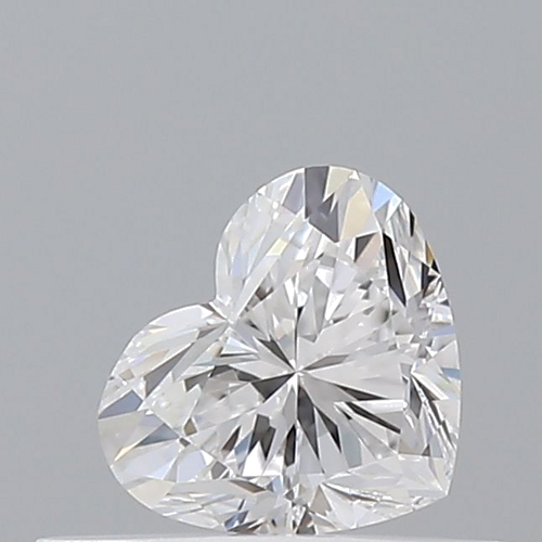 0.33 carat D-VVS1 Natūralus Heart Deimantas (1)