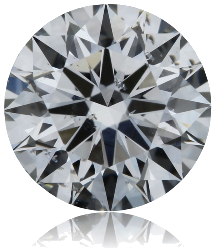 0.57 carat G-SI2 Excellent cut Natūralus Round Deimantas (1)
