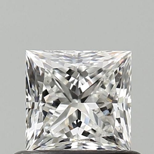 0.6 carat F-VVS1 Natūralus Princess Deimantas (1)