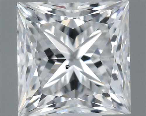 0.41 carat E-SI1 Natūralus Princess Deimantas (1)
