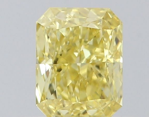 0.52 carat Fancy Intense Yellow-SI1 Natūralus Radiant Deimantas (1)