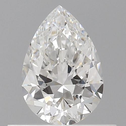0.5 carat E-VVS1 Natūralus Pear Deimantas (1)