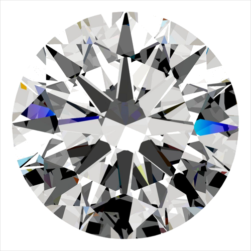 0.3 carat E-SI1 Excellent cut Natūralus Round Deimantas (1)