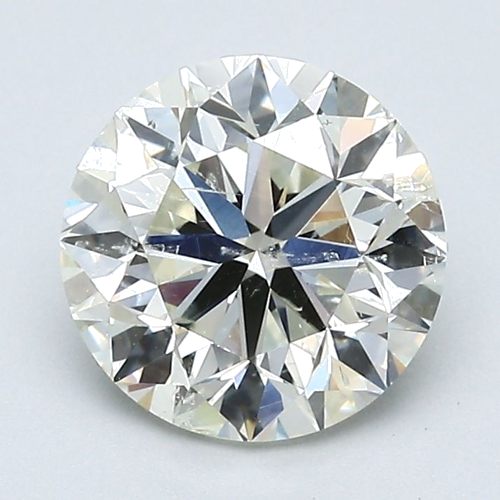 2.01 carat K-SI2 Very Good cut Natūralus Round Deimantas (1)