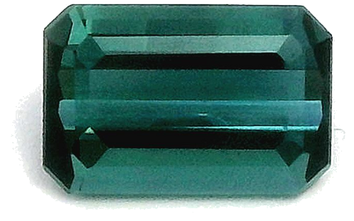 0.61 carat BLUE STEP cut Octagonal Tourmaline (1)