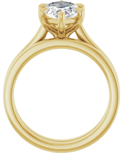 Sužadėtuvių Žiedas „Claw-Prong“ 14k yellow gold Marquise 14mm x 7mm (7)