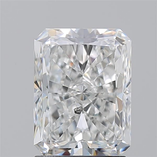 2.02 carat F-SI2 Natūralus Radiant Deimantas (1)