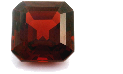 4.6 carat RED STEP cut Octagonal Garnet (1)