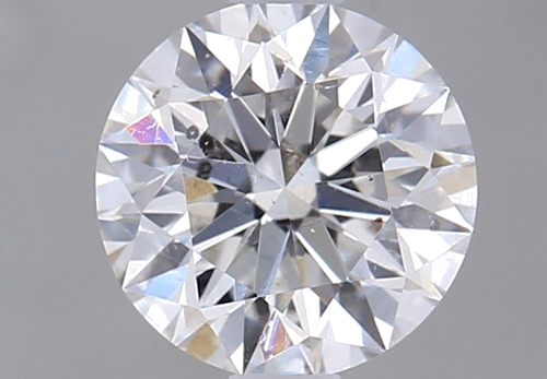 0.51 carat E-SI2 Excellent cut Natūralus Round Deimantas (1)