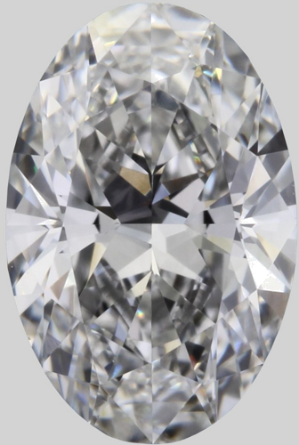 0.55 carat E-VVS1 Natūralus Oval Deimantas (1)