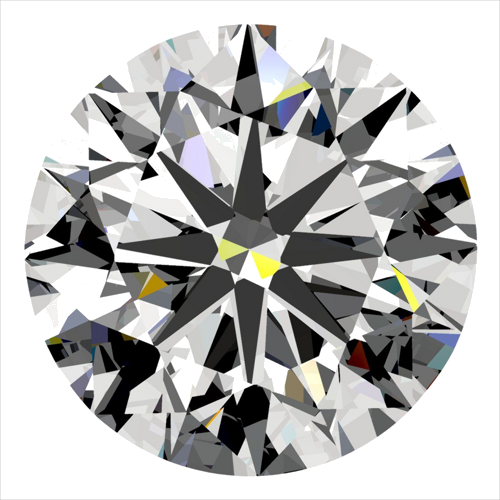 0.4 carat E-VS2 Very Good cut Natūralus Round Deimantas (1)