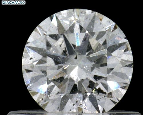 0.5 carat H-SI2 Excellent cut Natūralus Round Deimantas (1)