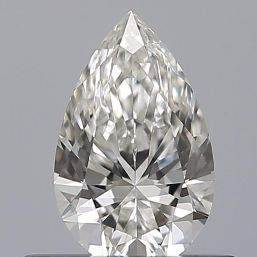 0.4 carat G-VVS1 Natūralus Pear Deimantas (1)