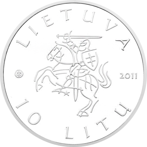 Lithuania  2011 Theater 10 litas silver coin (2)