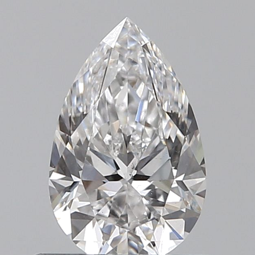 0.6 carat E-SI1 Natūralus Pear Deimantas (1)