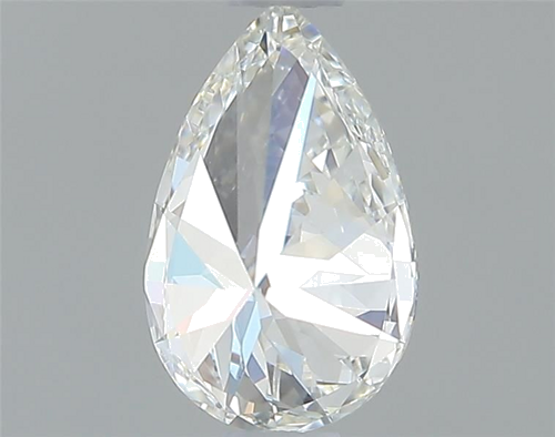 0.5 carat H-VS1 Natūralus Pear Deimantas (1)