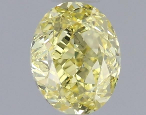 0.41 carat Fancy  Yellow-SI1 Natūralus Oval Deimantas (1)