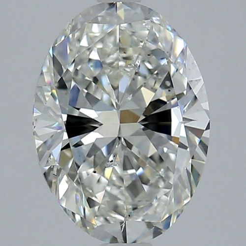 3.02 carat H-SI2 Natūralus Oval Deimantas (1)