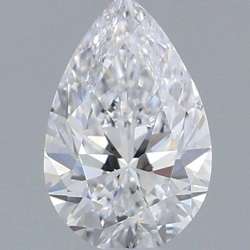 0.41 carat D-VVS2 Natūralus Pear Deimantas (1)