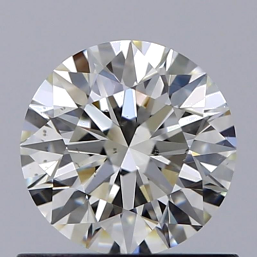 0.71 carat H-SI1 Excellent cut Natūralus Round Deimantas (1)