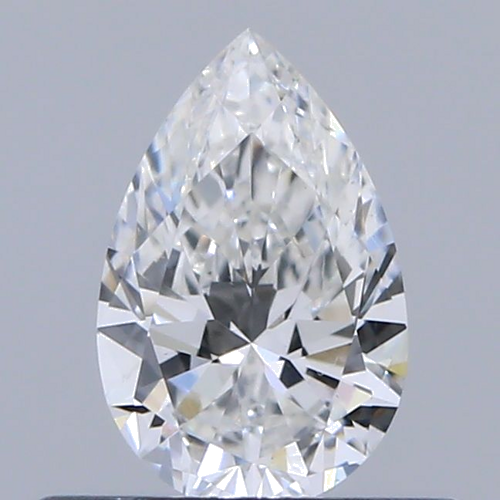 0.39 carat F-VS2 Natūralus Pear Deimantas (1)