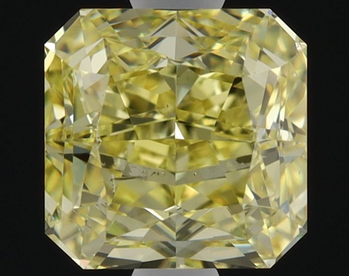 1.01 carat Fancy Intense  Yellow-SI1 Natūralus Radiant Deimantas (1)