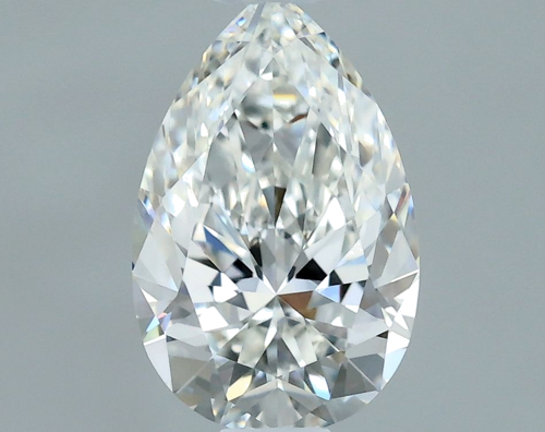 0.53 carat G-VVS2 Natūralus Pear Deimantas (1)