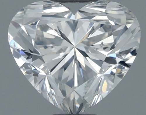 1.0 carat F-SI2 Natūralus Heart Deimantas (1)