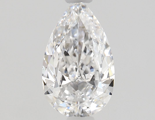 0.57 carat D-VS2 Natūralus Pear Deimantas (1)