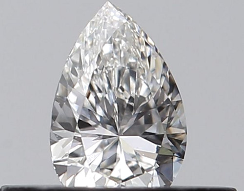 0.23 carat F-VVS1 Natūralus Pear Deimantas (1)