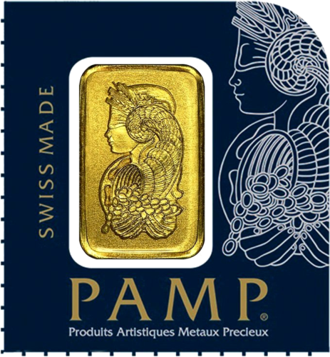 25 х 1 г Инвестиционные золотые слитки PAMP Fortuna Multigram (6)