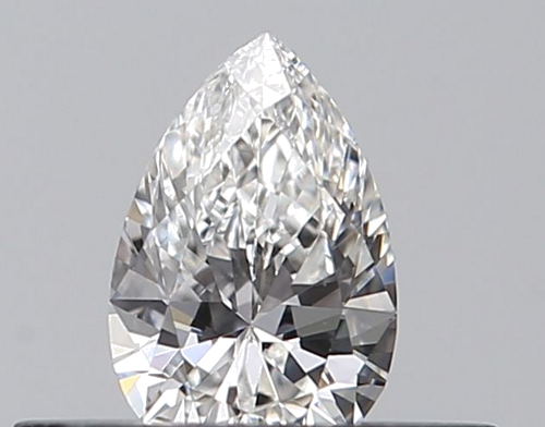 0.25 carat F-VVS2 Natūralus Pear Deimantas (1)