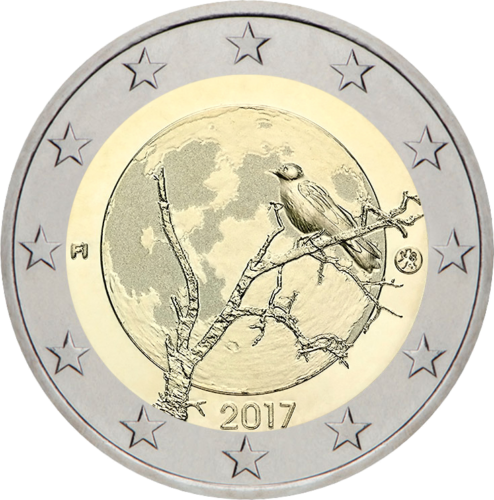 2017 Финляндия Природа монета 2 евро (1)