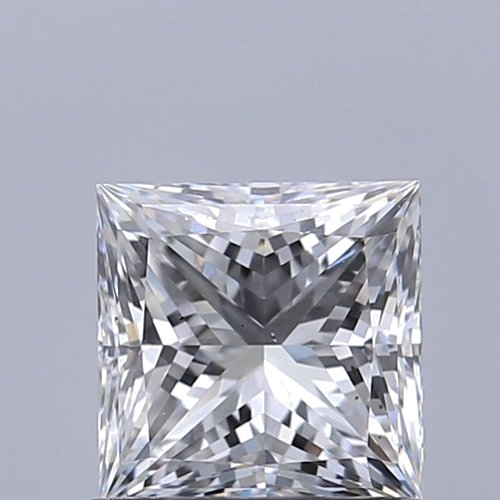 0.71 carat D-SI1 Natūralus Princess Deimantas (1)