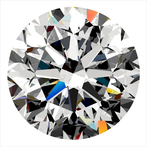 0.4 carat F-VS2 Very Good cut Natūralus Round Deimantas (1)