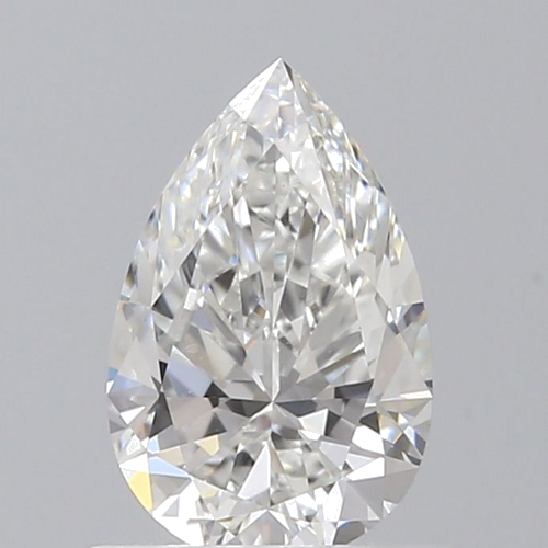 0.61 carat F-VS1 Natūralus Pear Deimantas (1)